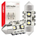 Ampoules LED CANBUS 12SMD Festoon C5W 3838 31mm White 12/24V AMIO-04247