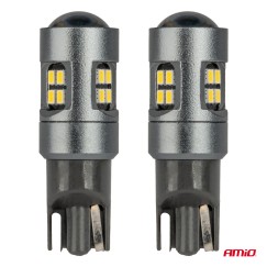 LED CANBUS T10 W5W 16SMD 2016 Ampoules blanches 12V/24V AMIO-04234