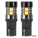 Ampoule LED CANBUS T10 W5W 9 SMD 3030 Blanc 12V 24V AMIO-04241