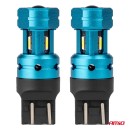 Ampoules LED CANBUS T20 7443 W21/5W 4SMD 1860 Blanc 12V 24V AMIO-04255