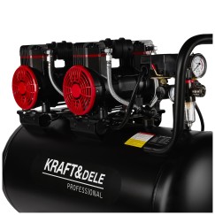 Kompresor bezolejowy 100L / 1500W x 2 KD1392