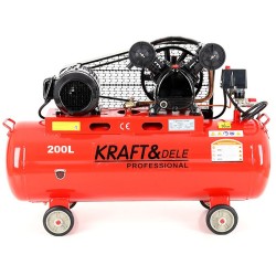 Kompresor Olejowy 200L 2 Tłoki 400V KD407