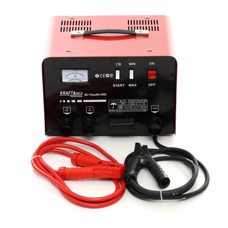 Chargeur de batterie auto avec démarrage 180Ah 12/24V