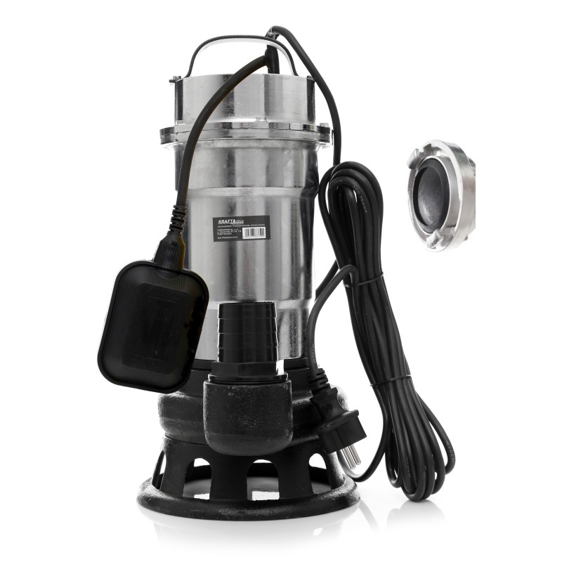 POMPE À EAU SUBMERSIBLE AVEC BROYEUR 3100W + FLOTTEUR